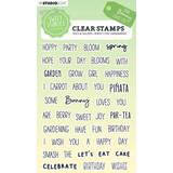 Studio Light Sweet Stories Clear Stamp Quotes Small Some Bunny Loves You (SL-SS-STAMP419)
