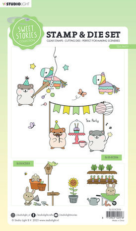Studio Light Sweet Stories Stamp & Die Tea Party (SL-SS-SCD56)