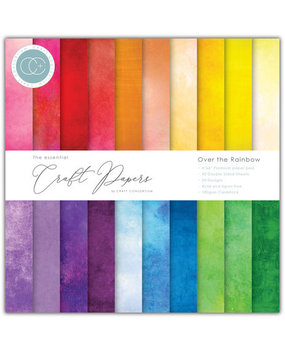 Craft Consortium Essential Craft Papers 6x6 Inch Paper Pad Over the Rainbow (CCEPAD026B) Craft Consortium Essential Craft Papers 6x6 Inch Paper Pad Over the Rainbow (CCEPAD026B)