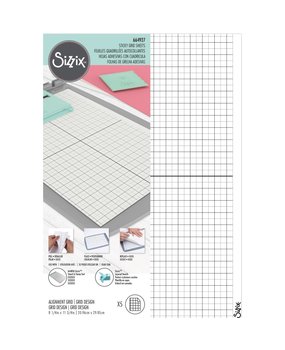 Sizzix Sticky Grid Sheets 8 1/4x11 5/8 Inch (664927) Sizzix Sticky Grid Sheets 8 1/4x11 5/8 Inch (664927)