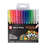 SAKURA Gelly Roll Gelpen Set Moonlight Fluorescent (POXPGBSTA12)