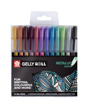 SAKURA Gelly Roll Gelpen Set Metallic Shiny (POXPGBMET12)