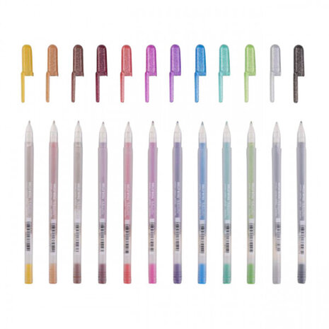 SAKURA Gelly Roll Gelpen Set Metallic Shiny (POXPGBMET12) SAKURA Gelly Roll Gelpen Set Metallic Shiny (POXPGBMET12)