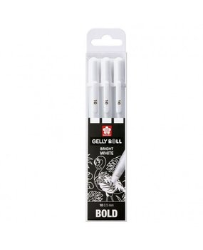 SAKURA Gelly Roll Gelpen Bright White Bold (POXPGBWH3B)