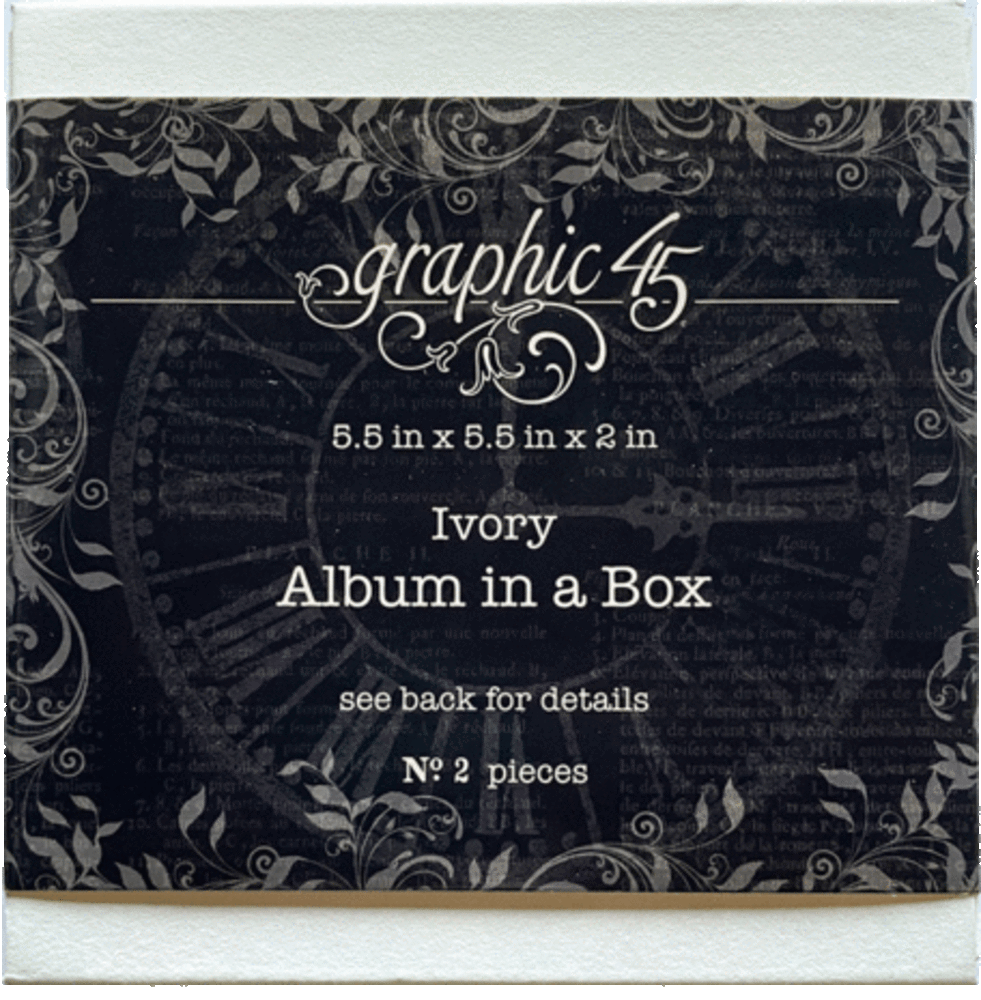 Graphic 45 Album in a Box Ivory (4502568) Graphic 45 Album in a Box Ivory (4502568)
