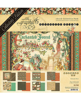 Graphic 45 Enchanted Forest 12x12 Inch Deluxe Collector's Edition (4502569) Graphic 45 Enchanted Forest 12x12 Inch Deluxe Collector's Edition (4502569)