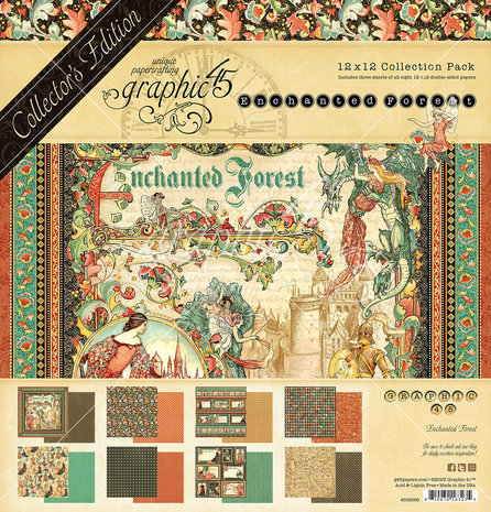 Graphic 45 Enchanted Forest 12x12 Inch Deluxe Collector's Edition (4502569) Graphic 45 Enchanted Forest 12x12 Inch Deluxe Collector's Edition (4502569)