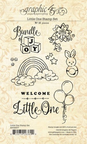 Graphic 45 Little One Clear Stamp Set (4502607)