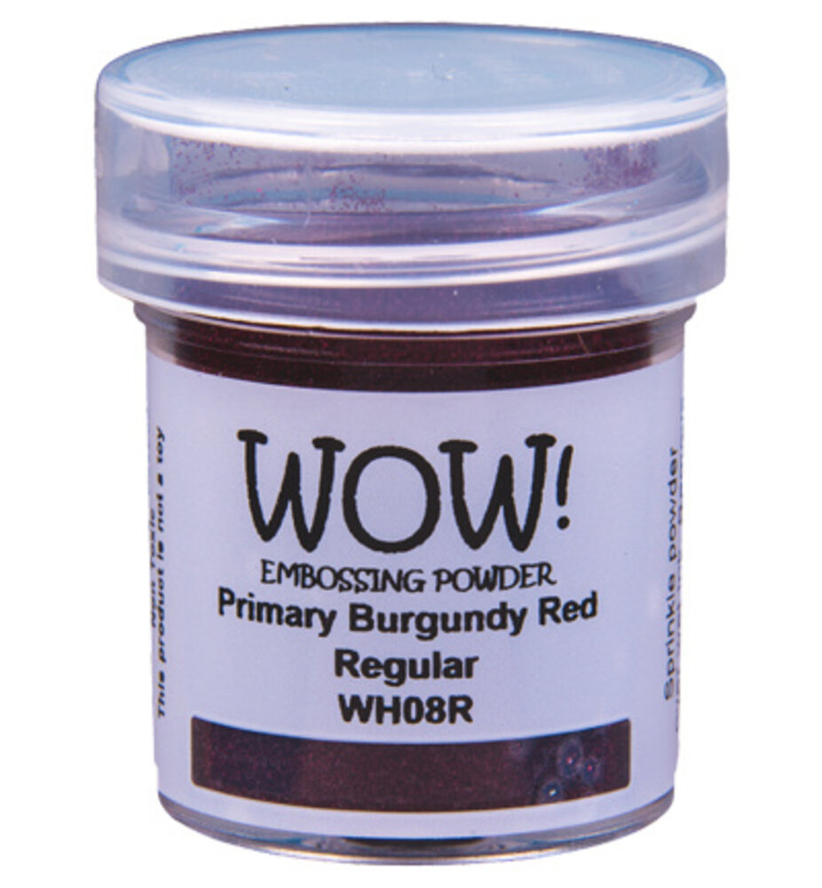 WOW! Primary Burgundy Red Embossing Powder (WH08R) WOW! Primary Burgundy Red Embossing Powder (WH08R)