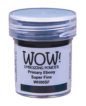 WOW! Primary Ebony Super Fine Embossing Powder (WH00SF) WOW! Primary Ebony Super Fine Embossing Powder (WH00SF)