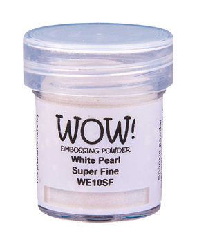 WOW! White Pearl Super Fine Pearlescent Embossing Powder (WE10SF) WOW! White Pearl Super Fine Pearlescent Embossing Powder (WE10SF)
