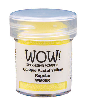 WOW! Opaque Pastel Yellow Embossing Powder (WM05R) WOW! Opaque Pastel Yellow Embossing Powder (WM05R)