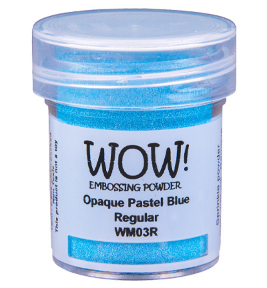 WOW! Opaque Pastel Blue Embossing Powder (WM03R) WOW! Opaque Pastel Blue Embossing Powder (WM03R)