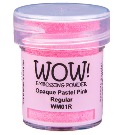 WOW! Opaque Pastel Pink Embossing Powder (WM01R) WOW! Opaque Pastel Pink Embossing Powder (WM01R)