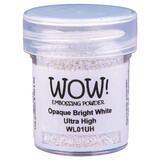 WOW! Opaque Bright White Ultra High Embossing Powder (WL01UH)