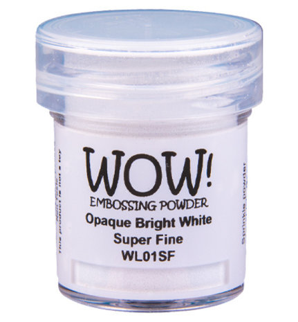 WOW! Opaque Bright White Super Fine Embossing Powder (WL01SF)