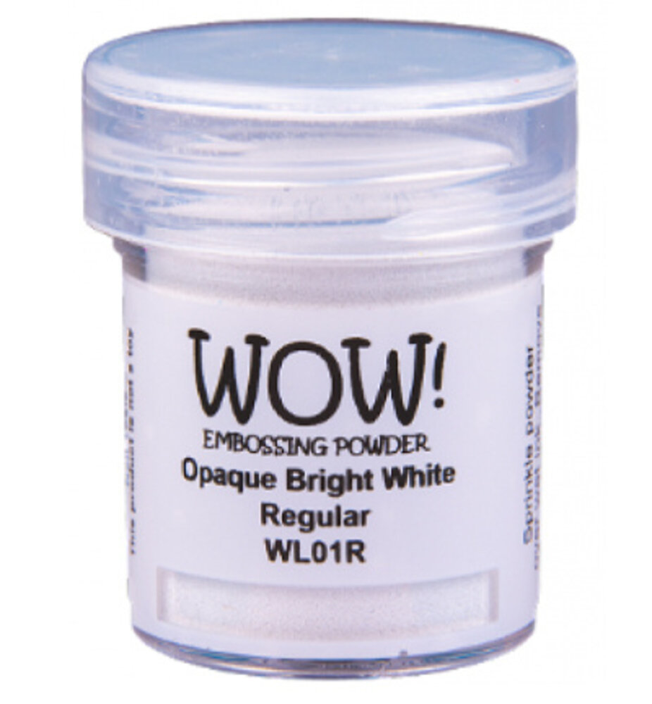 WOW! Opaque Bright White Regular Embossing Powder (WL01R)