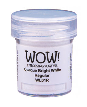 WOW! Opaque Bright White Regular Embossing Powder (WL01R)