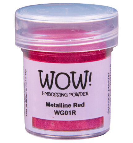 WOW! Metalline Red Embossing Powder (WG01R) WOW! Metalline Red Embossing Powder (WG01R)
