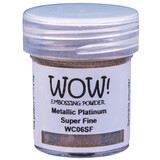 WOW! Metallic Platinum Super Fine Embossing Powder (WC06SF)