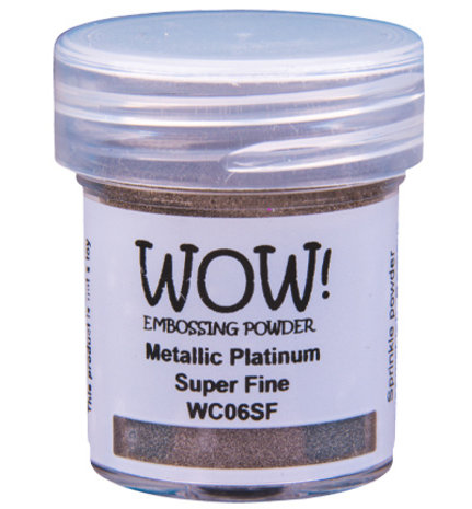 WOW! Metallic Platinum Super Fine Embossing Powder (WC06SF) WOW! Metallic Platinum Super Fine Embossing Powder (WC06SF)