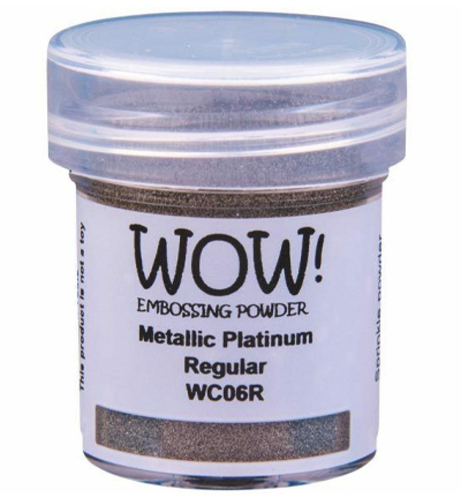 WOW! Metallic Platinum Embossing Powder (WC06R)