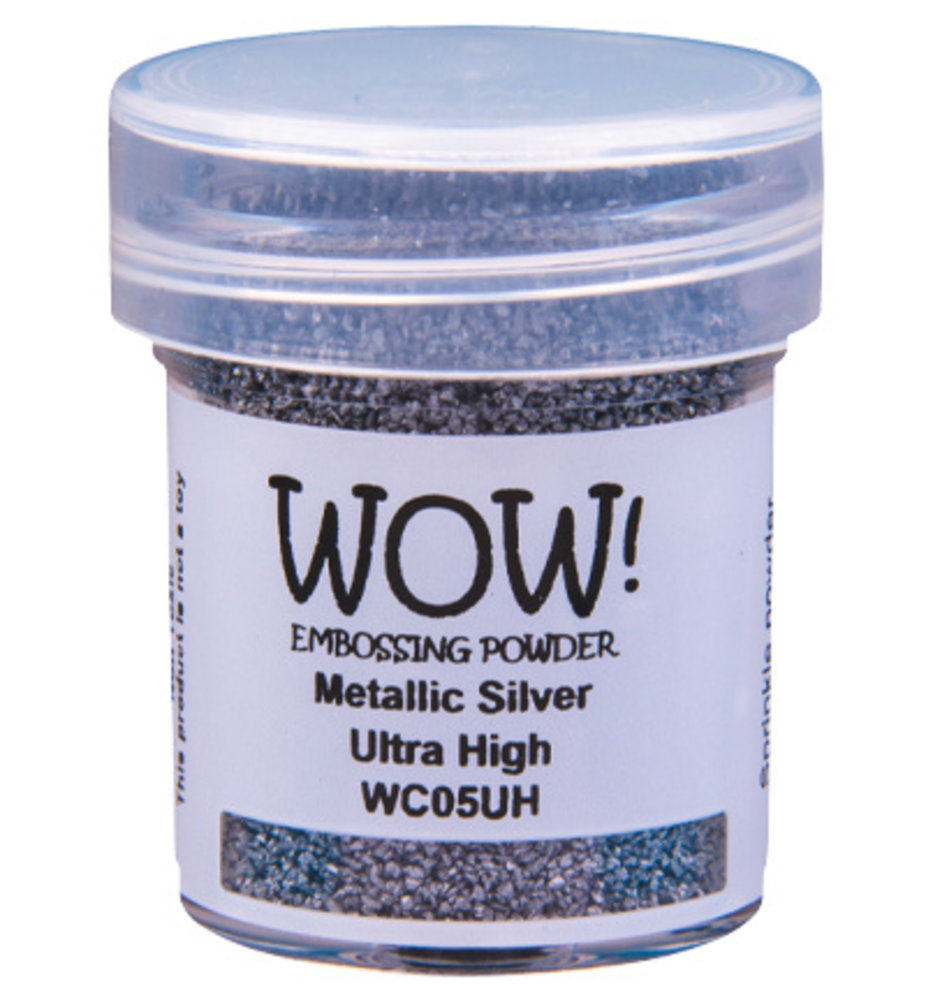 WOW! Metallic Silver Ultra High Embossing Powder (WC05UH) WOW! Metallic Silver Ultra High Embossing Powder (WC05UH)
