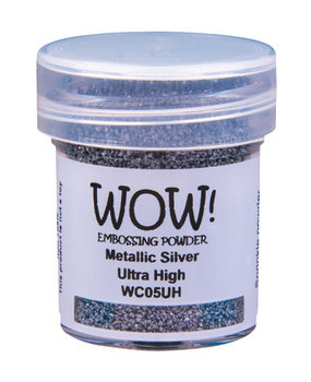 WOW! Metallic Silver Ultra High Embossing Powder (WC05UH) WOW! Metallic Silver Ultra High Embossing Powder (WC05UH)