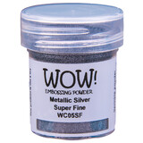 WOW! Metallic Silver Super Fine Embossing Powder (WC05SF)