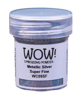 WOW! Metallic Silver Super Fine Embossing Powder (WC05SF) WOW! Metallic Silver Super Fine Embossing Powder (WC05SF)