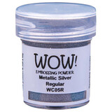 WOW! Metallic Silver Embossing Powder (WC05R)