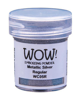 WOW! Metallic Silver Embossing Powder (WC05R) WOW! Metallic Silver Embossing Powder (WC05R)