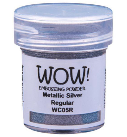 WOW! Metallic Silver Embossing Powder (WC05R) WOW! Metallic Silver Embossing Powder (WC05R)