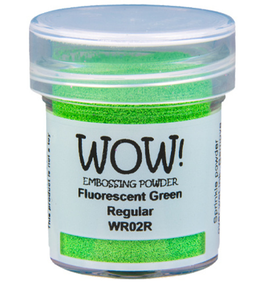 WOW! Fluorescent Green Embossing Powder (WR02R) WOW! Fluorescent Green Embossing Powder (WR02R)