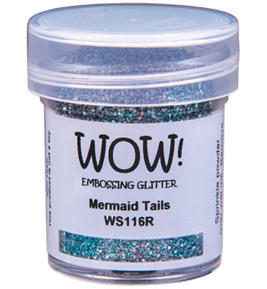 WOW! Mermaid Tails Gliter Embossing Powder (WS116R) WOW! Mermaid Tails Gliter Embossing Powder (WS116R)