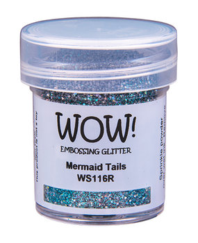 WOW! Mermaid Tails Gliter Embossing Powder (WS116R) WOW! Mermaid Tails Gliter Embossing Powder (WS116R)