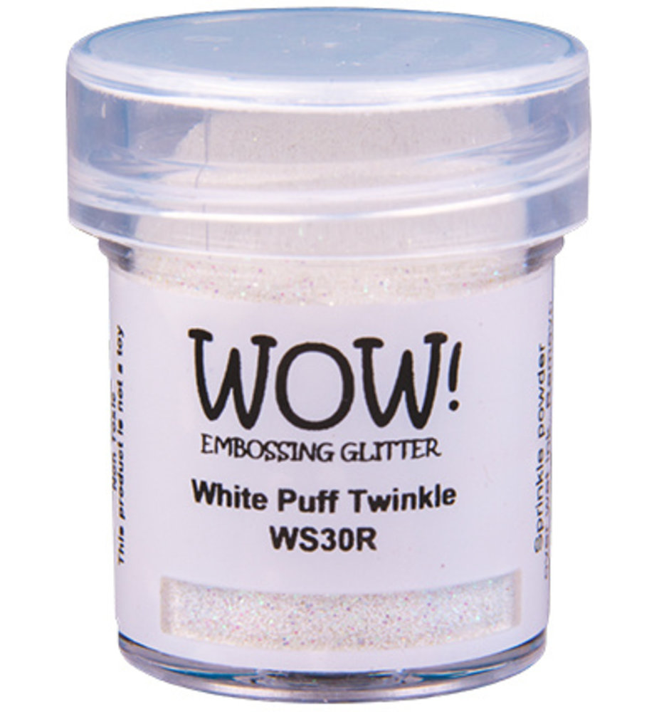 WOW! White Puff Twinkle Gliter Embossing Powder (WS30R)