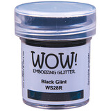 WOW! Black Glint Gliter Embossing Powder (WS28R)