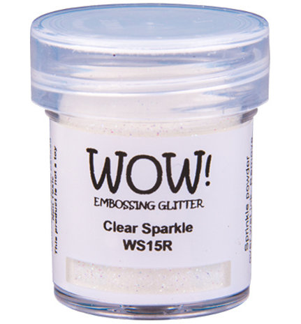 WOW! Clear Sparkle Gliter Embossing Powder (WS15R) WOW! Clear Sparkle Gliter Embossing Powder (WS15R)