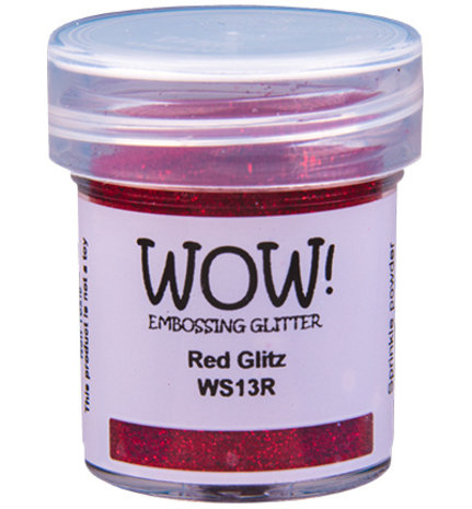 WOW! Red Glitz Gliter Embossing Powder (WS13R)