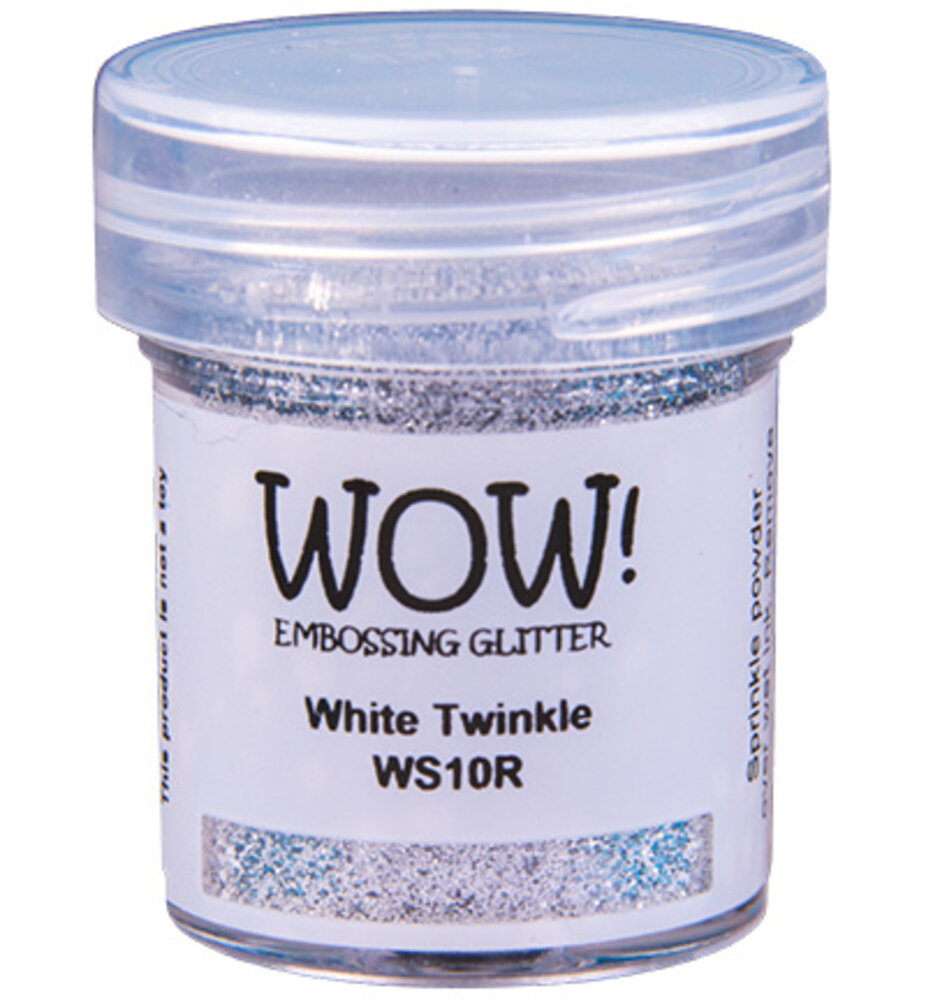 WOW! White Twinkle Gliter Embossing Powder (WS10R) WOW! White Twinkle Gliter Embossing Powder (WS10R)