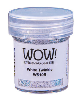 WOW! White Twinkle Gliter Embossing Powder (WS10R) WOW! White Twinkle Gliter Embossing Powder (WS10R)
