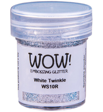 WOW! White Twinkle Gliter Embossing Powder (WS10R) WOW! White Twinkle Gliter Embossing Powder (WS10R)
