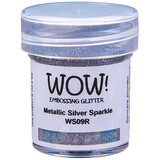 WOW! Metallic Silver Sparkle Gliter Embossing Powder (WS09R)