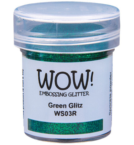 WOW! Green Glitz Gliter Embossing Powder (WS03R)