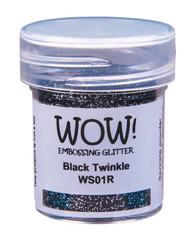 WOW! Black Twinkle Gliter Embossing Powder (WS01R) WOW! Black Twinkle Gliter Embossing Powder (WS01R)