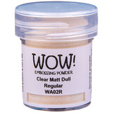 WOW! Clear Matt Dull Regular Embossing Powder (WA02R)