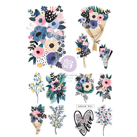 Prima Marketing Inc Spring Abstract Cut Out & Sticker Sheets (661588)