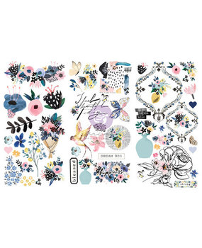 Prima Marketing Inc Spring Abstract Rub-On Transfer Sheets (661595)* Prima Marketing Inc Spring Abstract Rub-On Transfer Sheets (661595)*