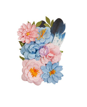 Prima Marketing Inc Spring Abstract Flowers Painted Notes (663230)